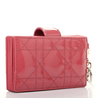 Christian Dior Patent Cannage Lady Dior 5-Gusset Card Holder 2 of 6