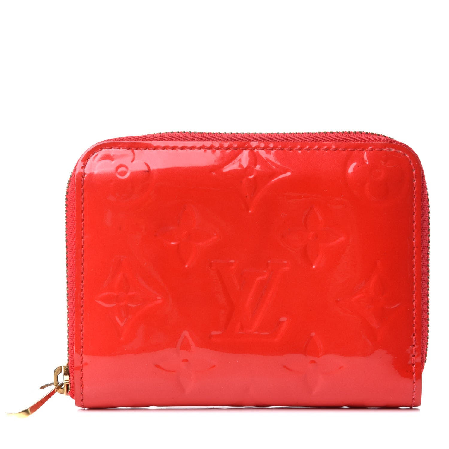 Louis Vuitton Vernis Zippy Coin Purse Rouge Grenadine 1 of 6