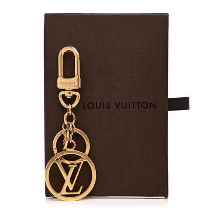 Louis Vuitton LV Circle Bag Charm Key Holder Gold 5 of 5