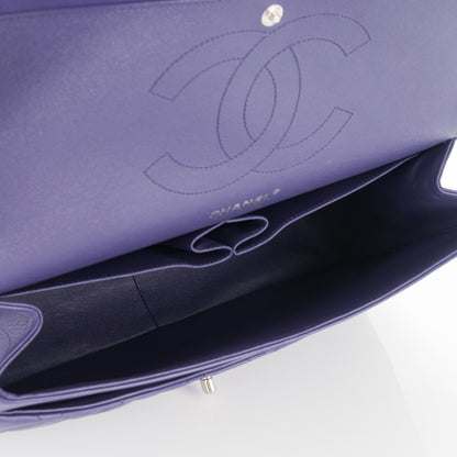 Chanel Lambskin Quilted Jumbo Double Flap Purple 5 of 7