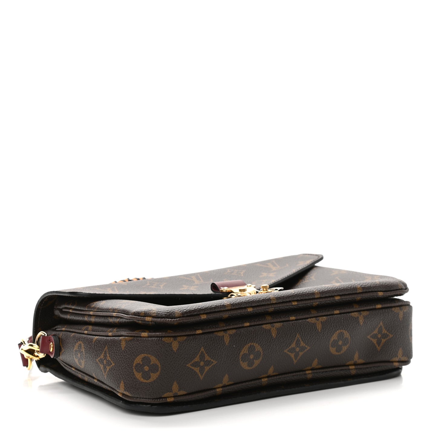 Monogram Braided Pochette Metis Safran