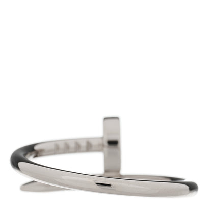 Cartier 18K White Gold Small Juste Un Clou Ring 48 4.5 3 of 5