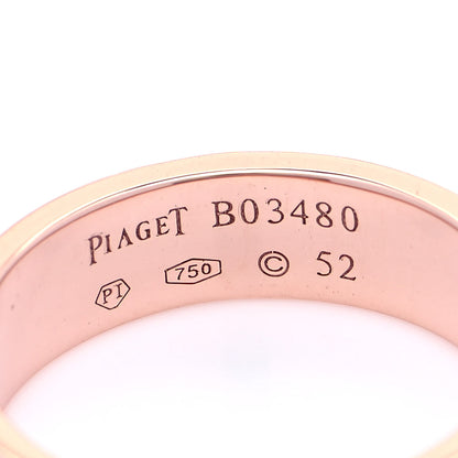Piaget 18K Rose Gold Diamond Possession Wedding Band Ring 52 6 4 of 4