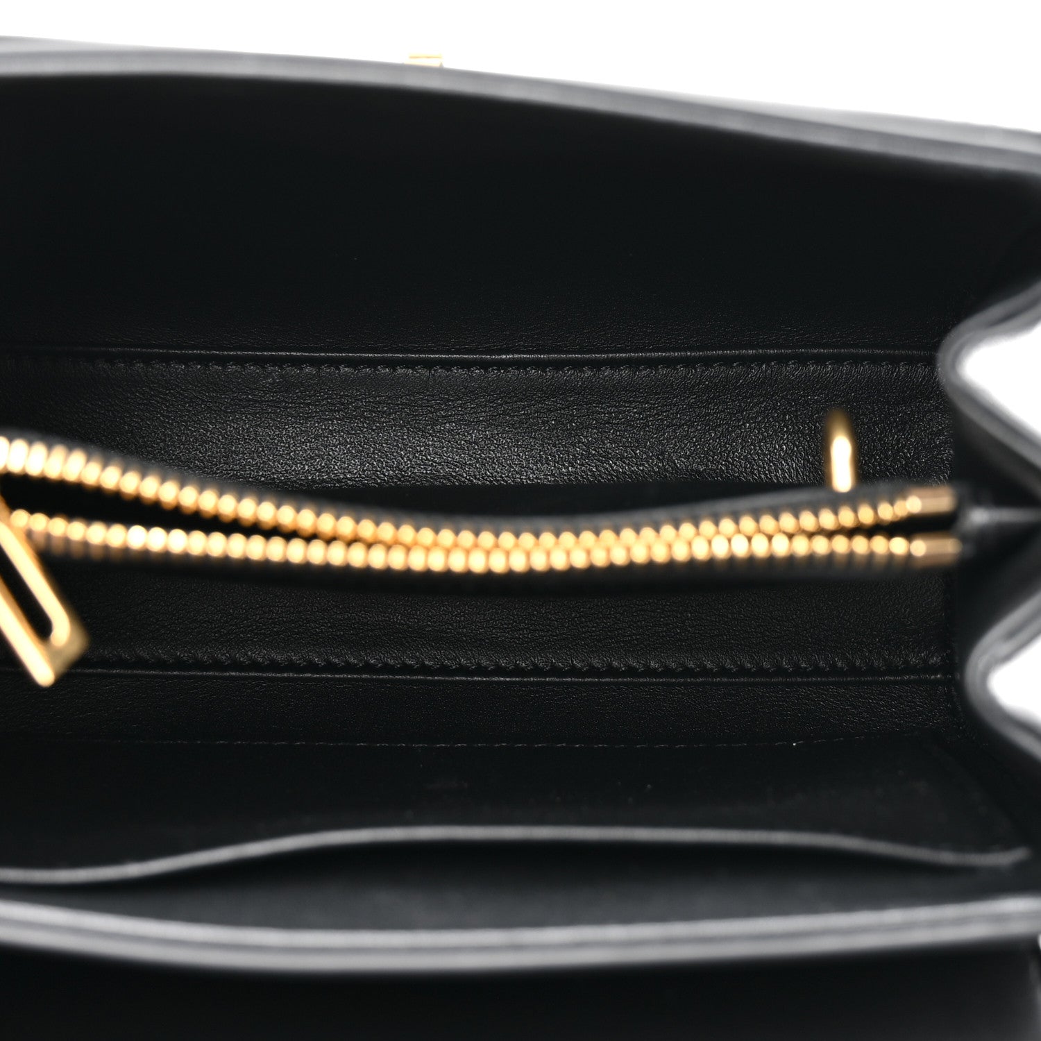 Celine Satinated Calfskin Mini 16 Top Handle Bag Black 4 of 10