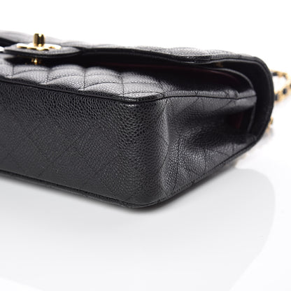 Chanel Caviar Quilted Medium Double Flap Black 6 of 10