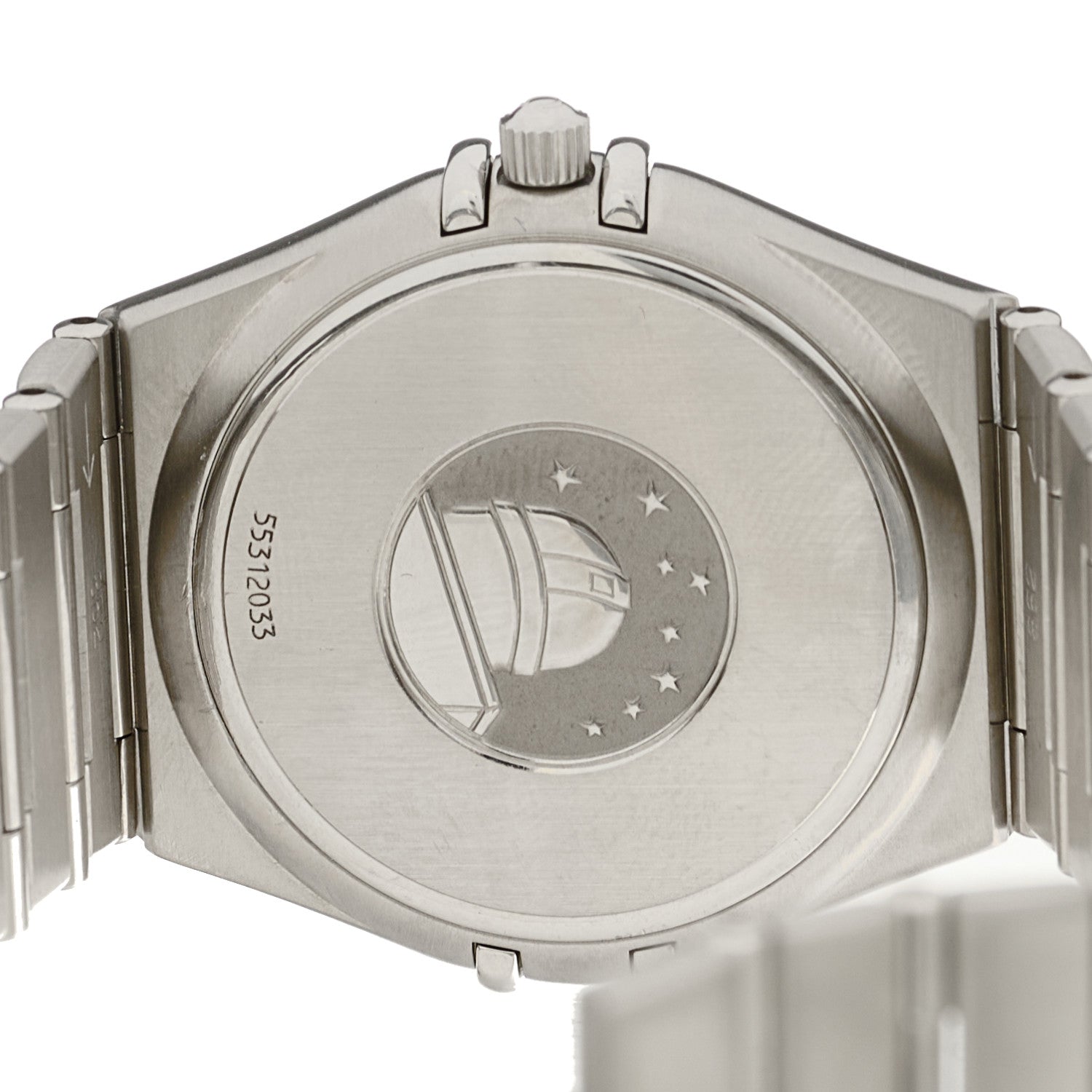 Omega Stainless Steel 33mm Constellation Quartz Watch White 1512.30 4 of 4