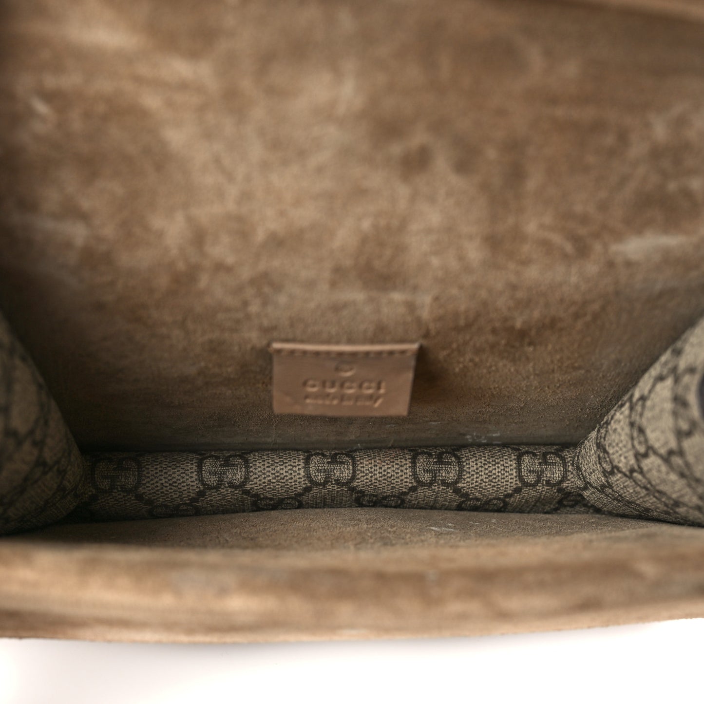 GG Supreme Monogram Mini Dionysus Shoulder Bag Taupe