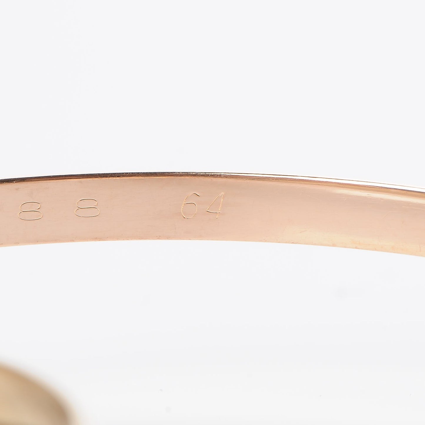 18K Pink Yellow White Gold Trinity Bangle 64