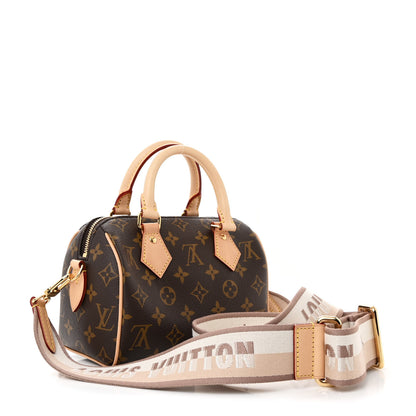 Louis Vuitton Monogram Speedy Bandouliere 20 Beige 3 of 10