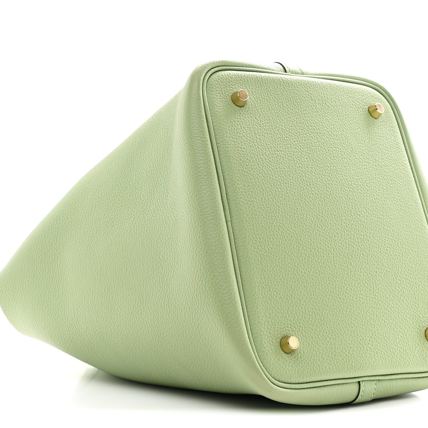 Hermes Taurillon Clemence Picotin Lock 22 MM Vert Criquet 9 of 11