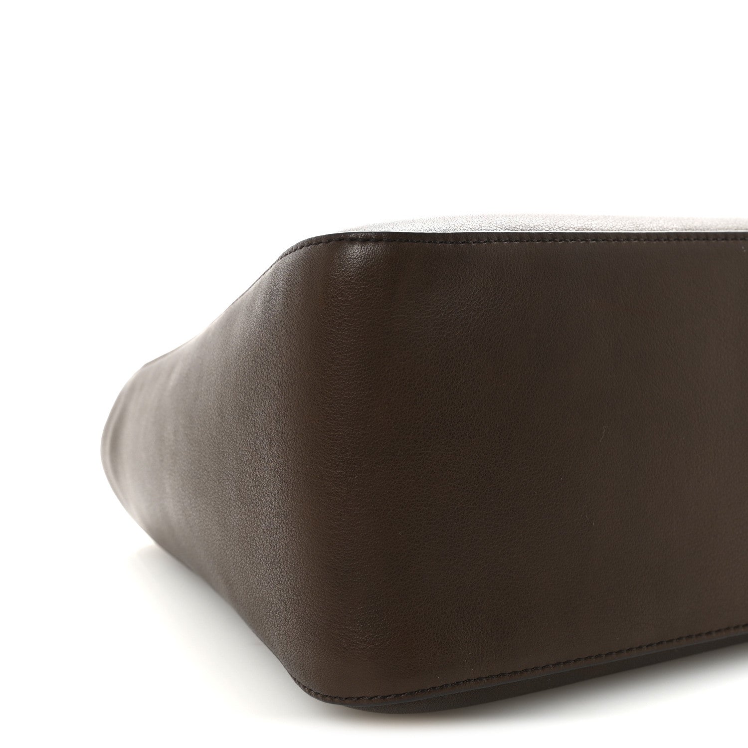 The Row Calfskin Small Day Luxe Tote Deep Brown 8 of 9