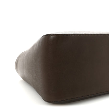 The Row Calfskin Small Day Luxe Tote Deep Brown 8 of 9
