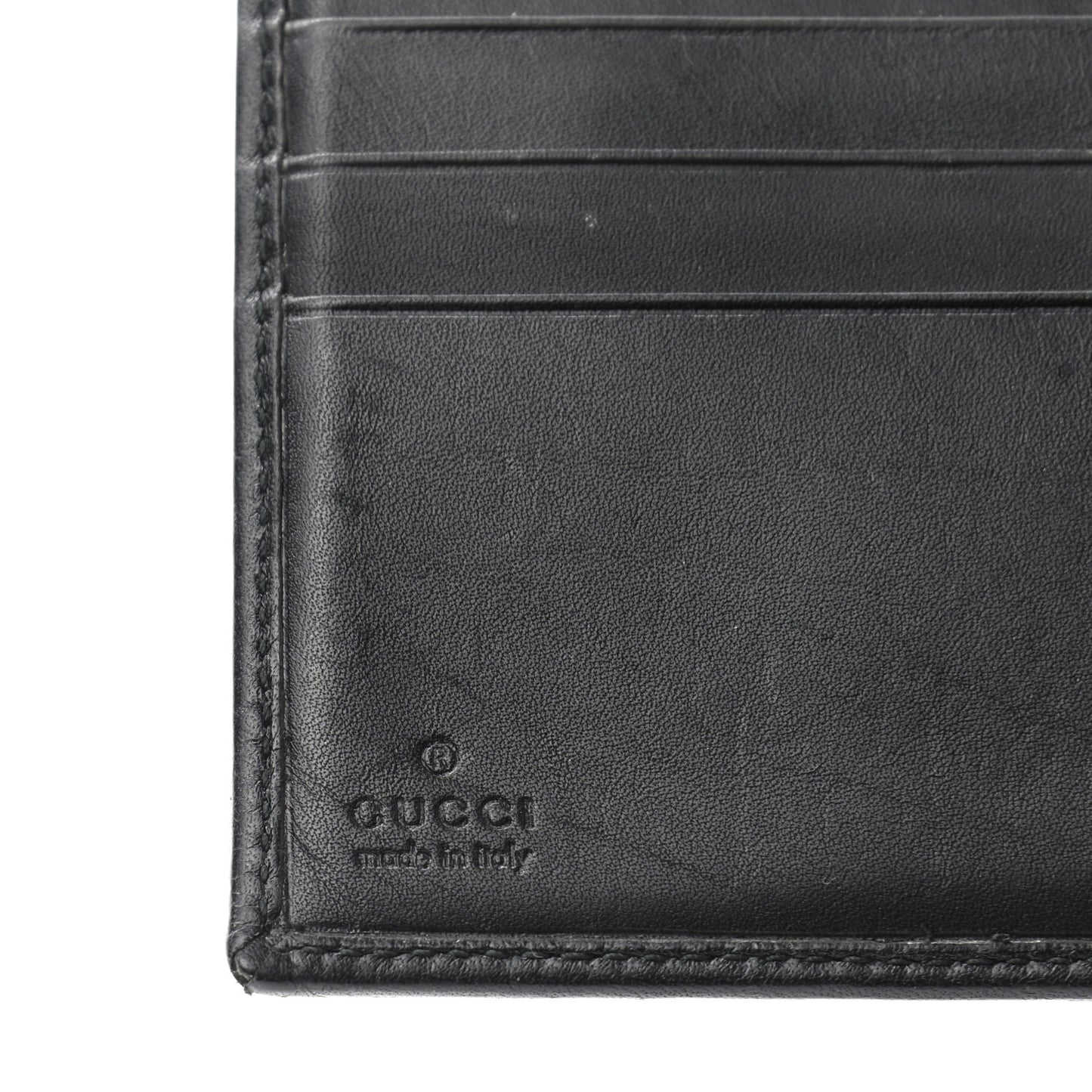 Monogram Flap Wallet Black