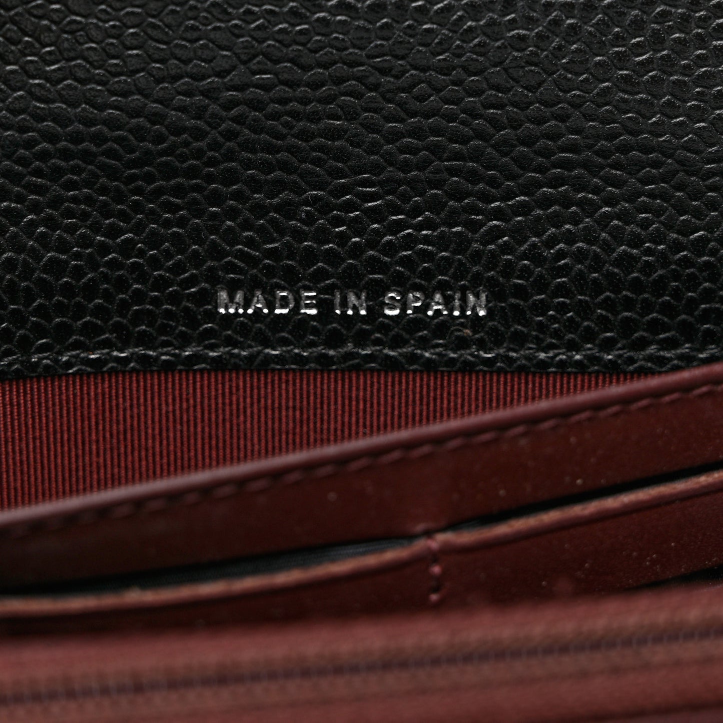 Caviar Quilted Large Gusset Flap Wallet Black