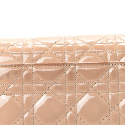 Christian Dior Patent Cannage Miss Dior Promenade Pouch Beige 8 of 13