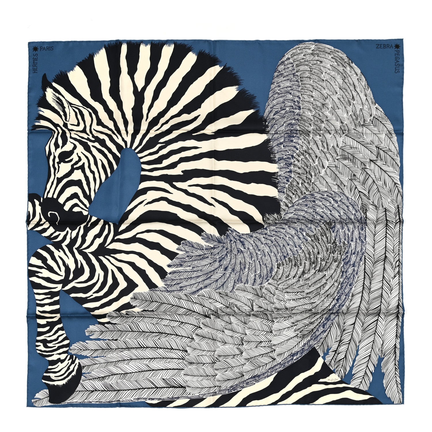Hermes Silk Zebra Pegasus Scarf 90 1046994 – FASHIONPHILE