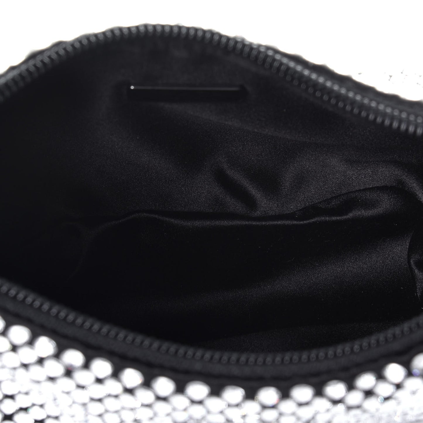 Satin Crystal Mini Re-Edition 2000 Bag Cristal