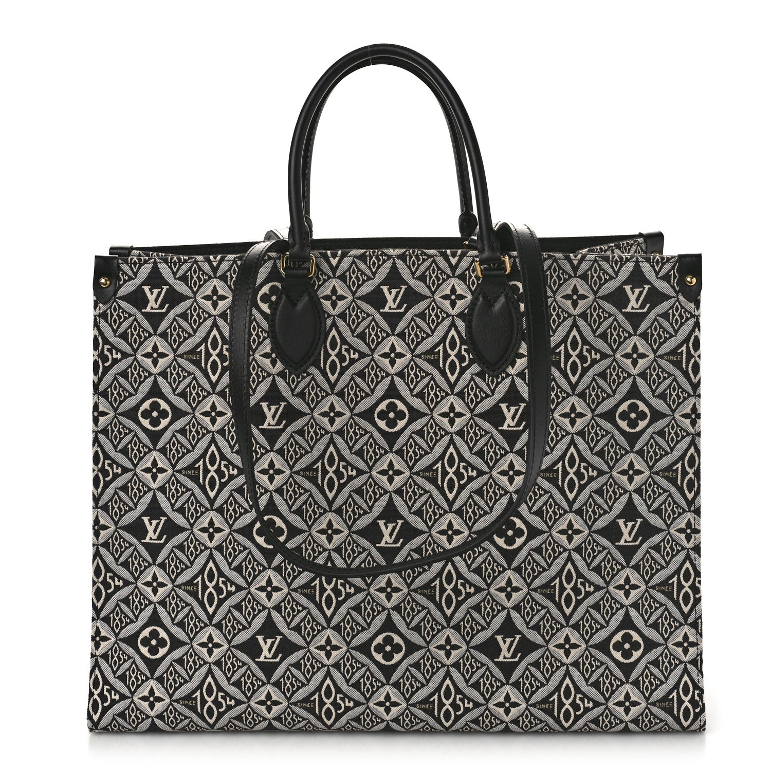 Louis Vuitton Jacquard Since 1854 Onthego GM Grey 1 of 8