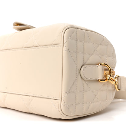 Christian Dior Calfskin Macrocannage Groove 20 Bag Dusty Ivory 10 of 10