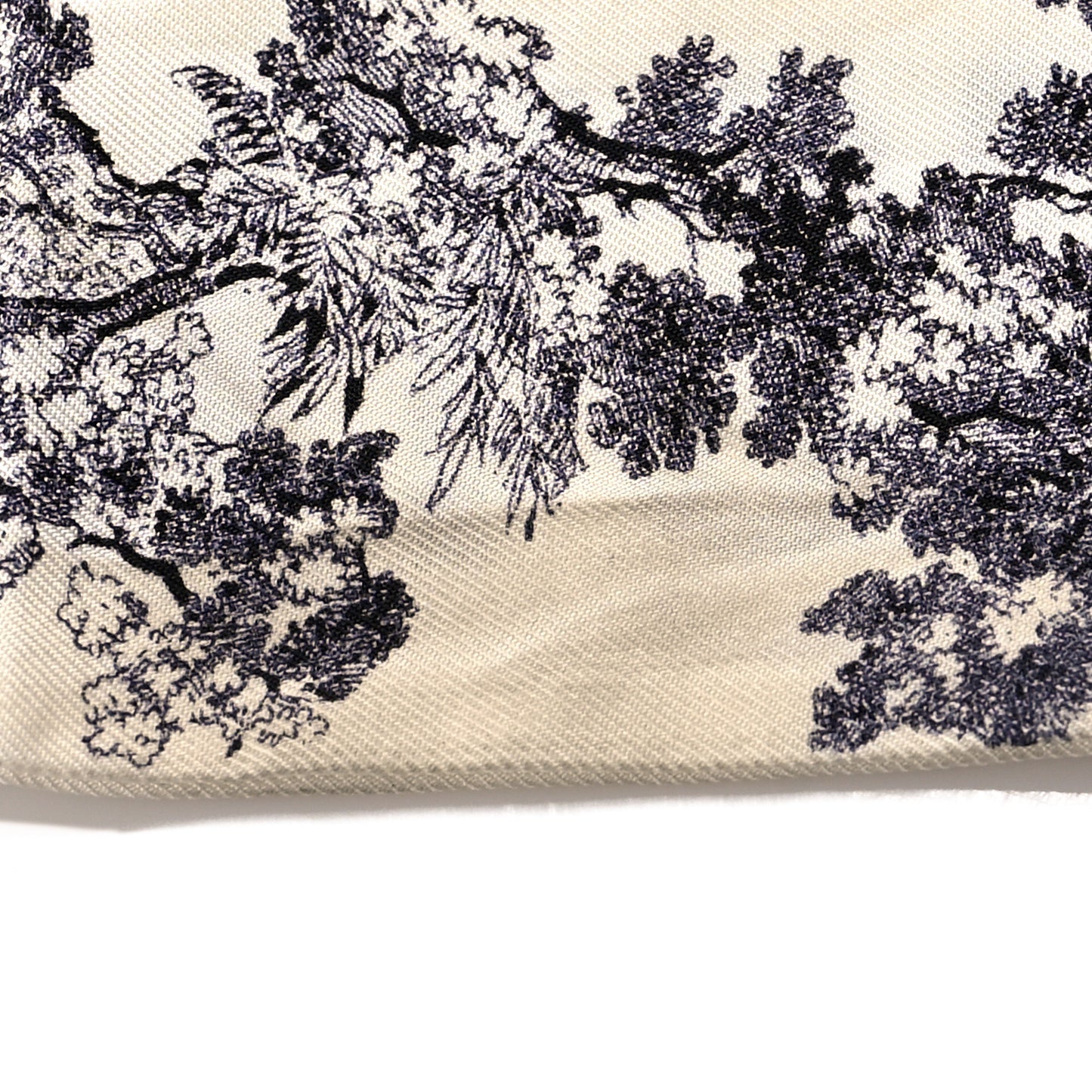 Silk Toile De Jouy Mitzah Scarf White