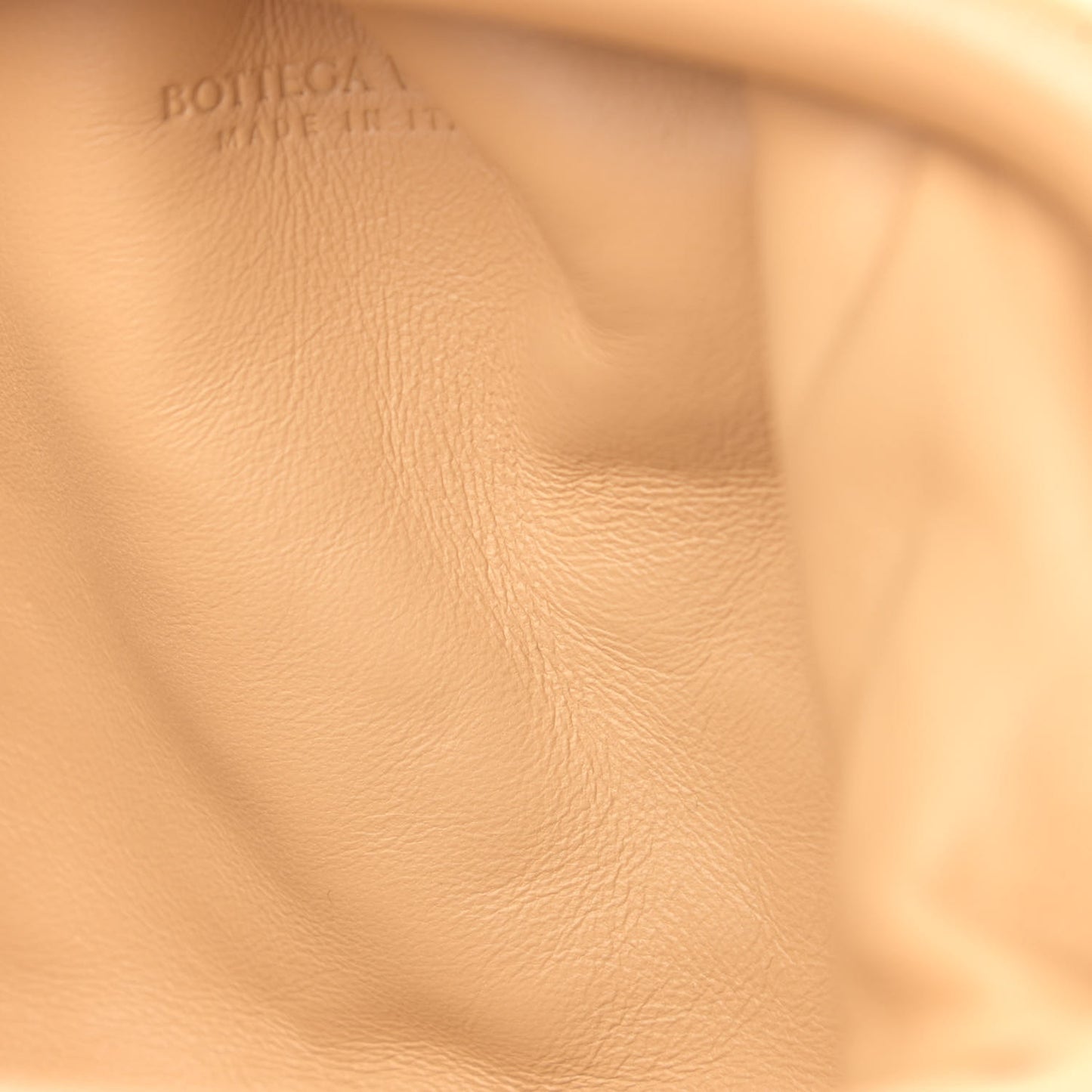 Nappa Intrecciato The Mini Pouch Almond