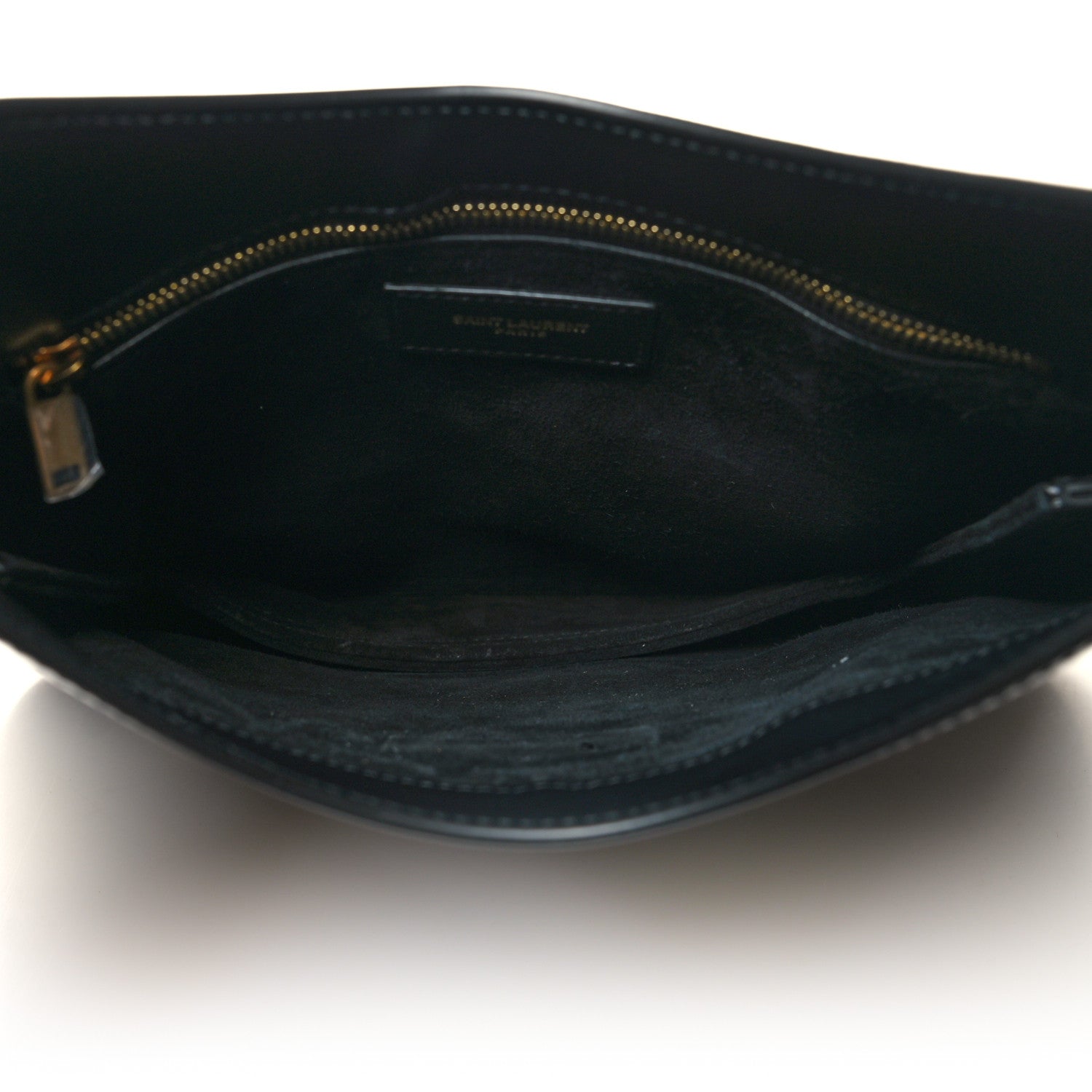 Saint Laurent Patent Calfskin Sadie Shoulder Bag Black 5 of 9