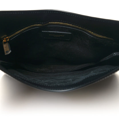 Saint Laurent Patent Calfskin Sadie Shoulder Bag Black 5 of 9