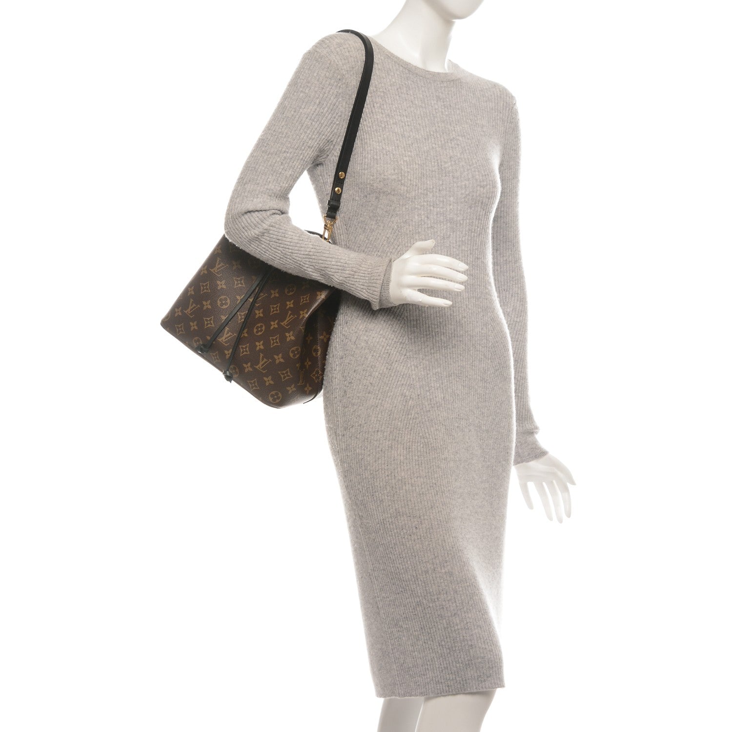 Louis Vuitton Monogram Neonoe MM Black 2 of 6