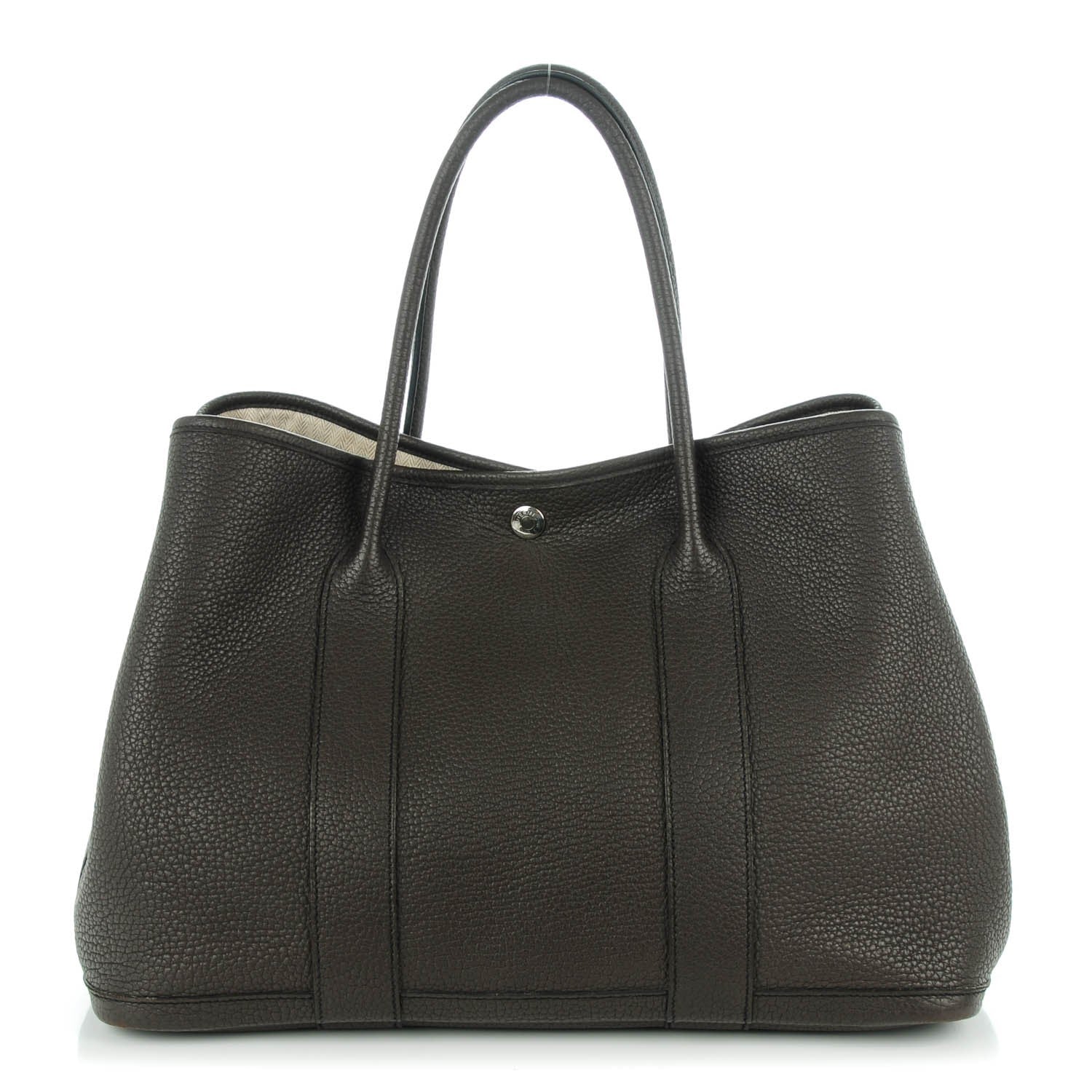 Hermes Veau Negonda Garden Party Tote 36 Cacao 1 of 9