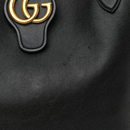 Gucci New Sakai Calfskin Lux Medium Dahlia Tote Black 12 of 14