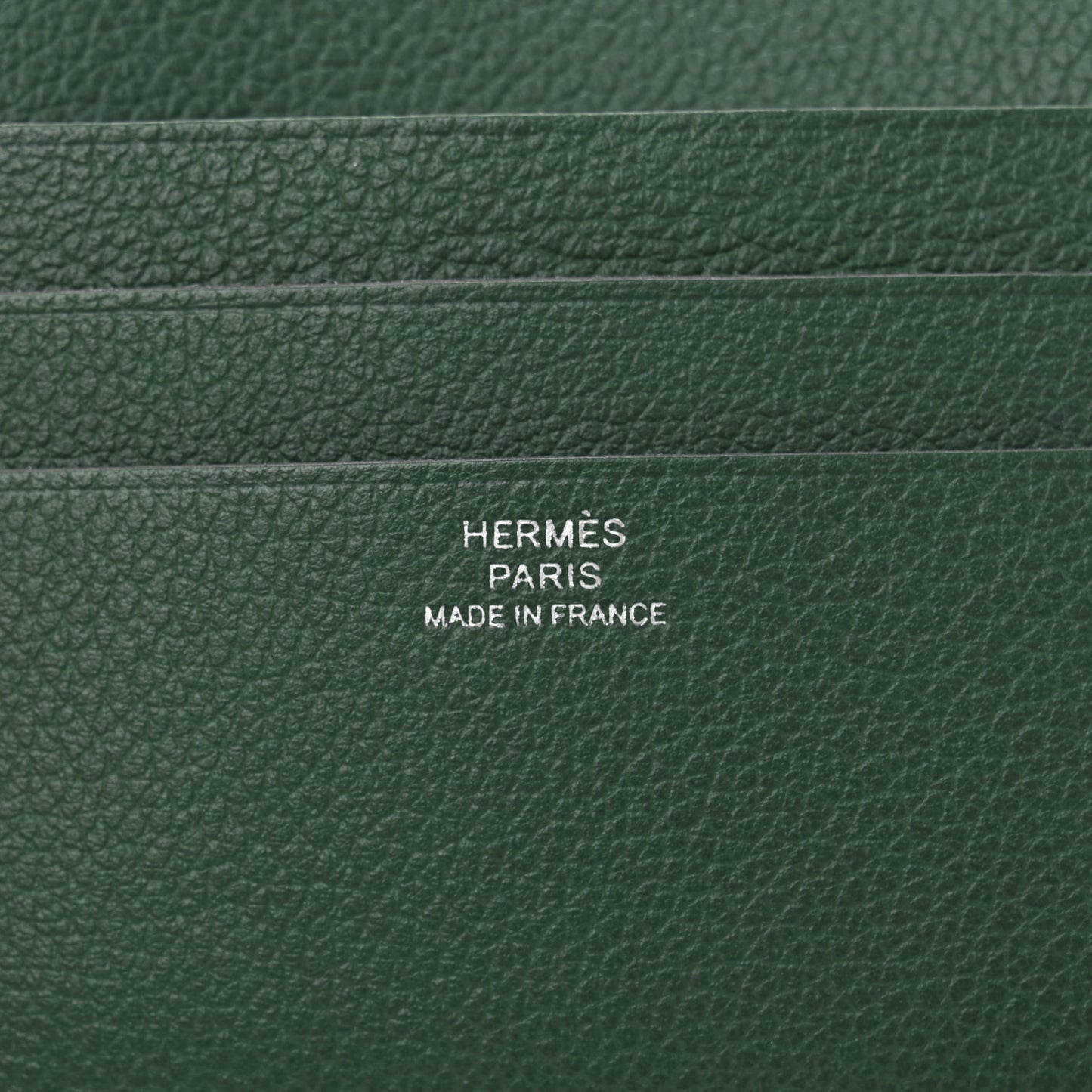 Evercolor H Sellier Card Holder Vert Moyen