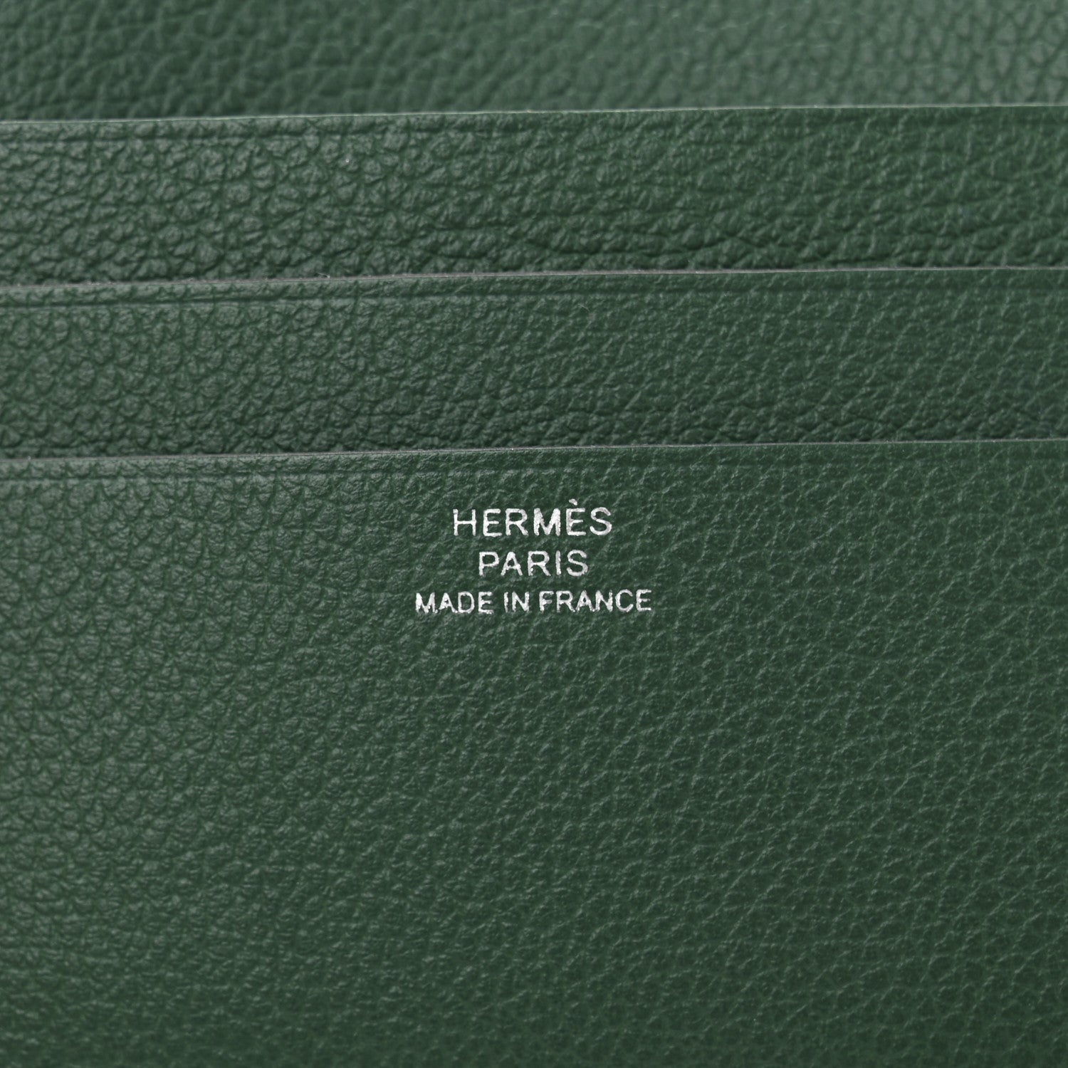 Hermes Evercolor H Sellier Card Holder Vert Moyen 6 of 9