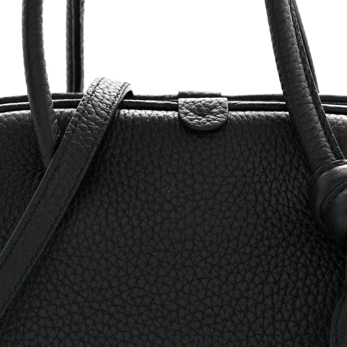 Jacquemus Grained Calfskin Le Petit Turismo Black 8 of 11