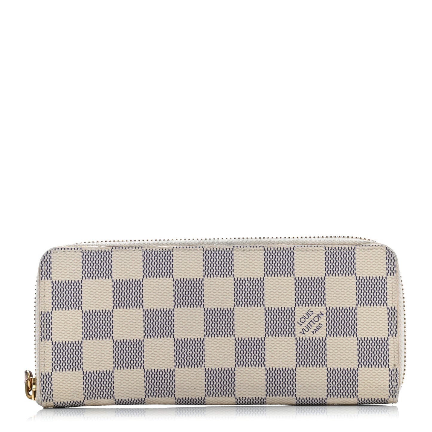 Damier Azur Clemence Wallet Rose Ballerine