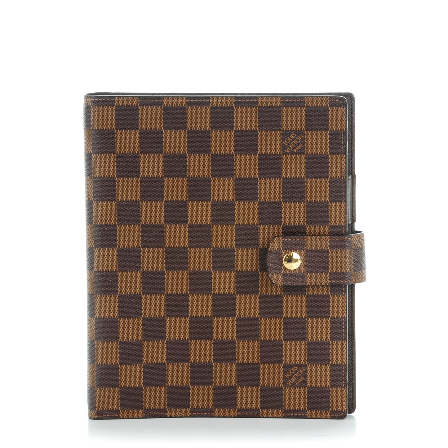 Damier Ebene Large Ring Agenda Cover