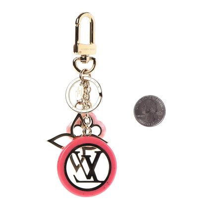Louis Vuitton Colorline Bag Charm Key Holder Pink Glitter 3 of 5