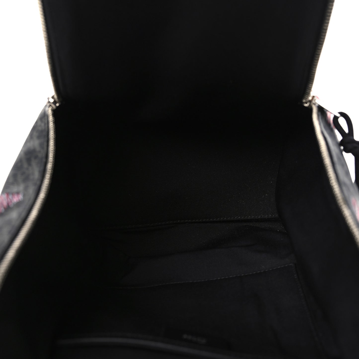 HOMME Coated Canvas Darklight Stitched Sling Backpack Black