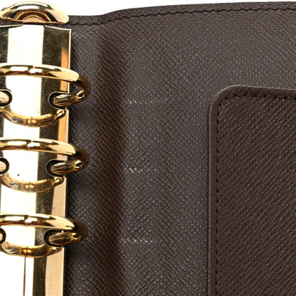 Louis Vuitton Damier Ebene Medium Ring Agenda Cover 8 of 12