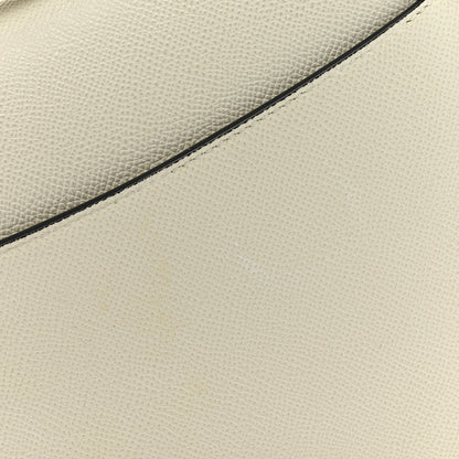 Christian Dior Grained Calfskin Saddle Bag White 19 of 19