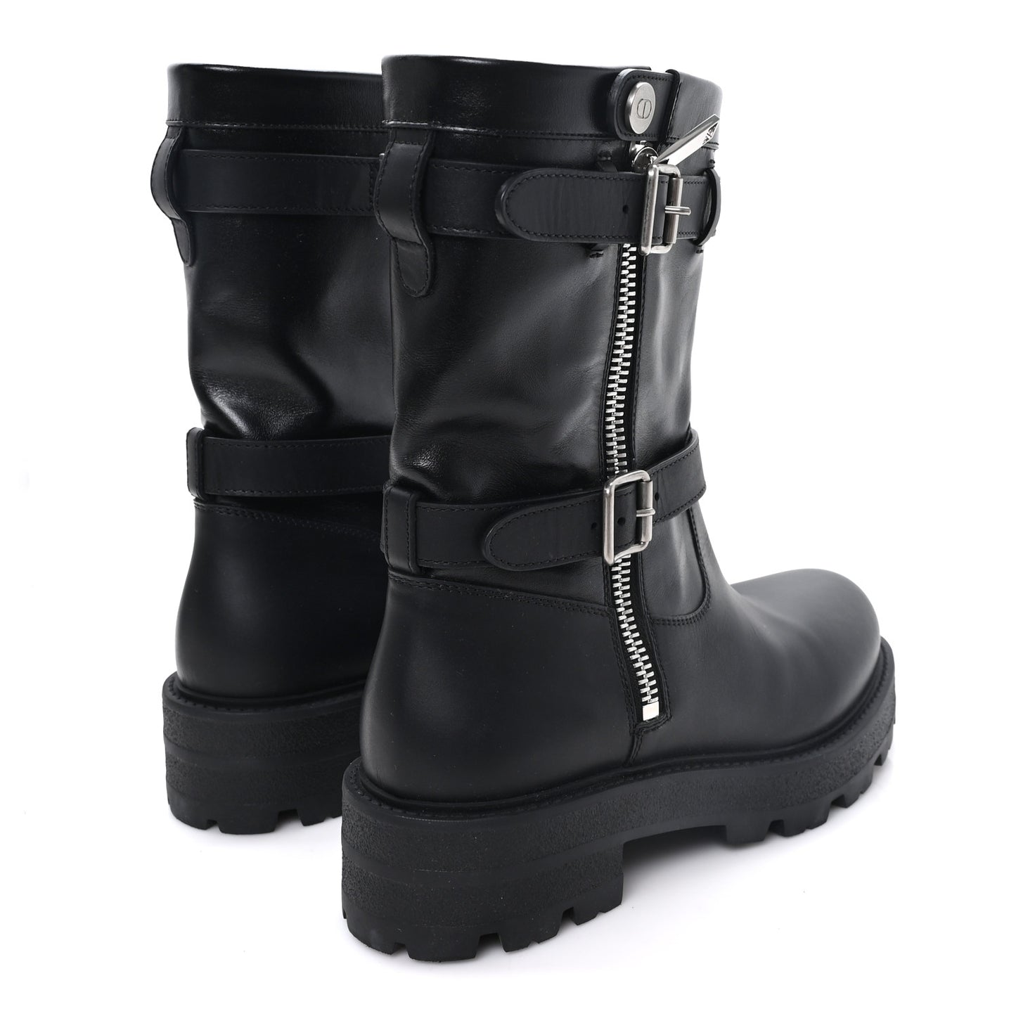 Calfskin D-Major Ankle Boot  39.5 Black