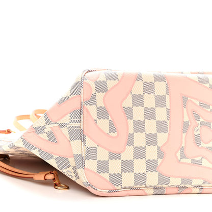 Louis Vuitton Damier Azur Tahitienne Neverfull MM 9 of 11