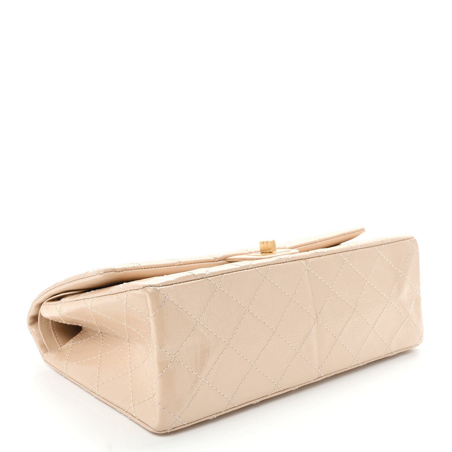 Chanel Glazed Calfskin Quilted 2.55 Reissue 226 Flap Light Beige 4 of 11