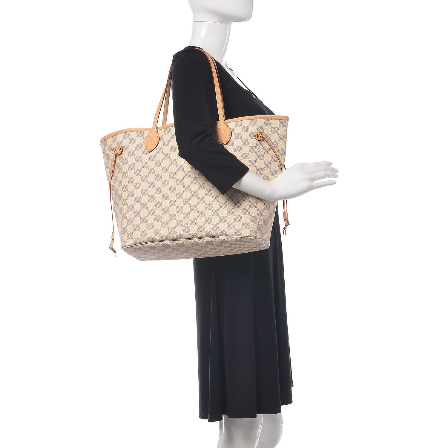 Louis Vuitton Damier Azur Neo Neverfull MM 2 of 10