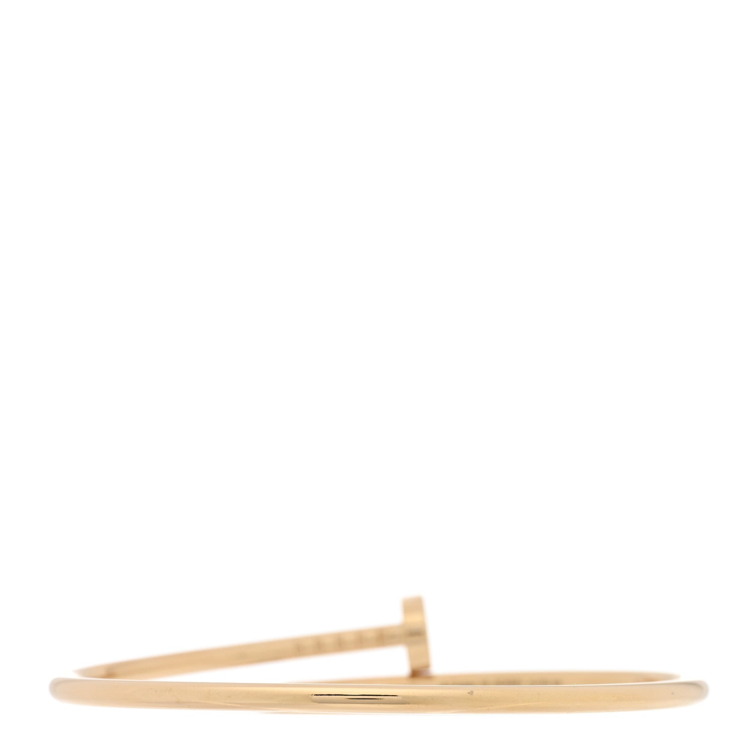 Cartier 18K Yellow Gold Small Juste Un Clou Bracelet 16 2 of 4