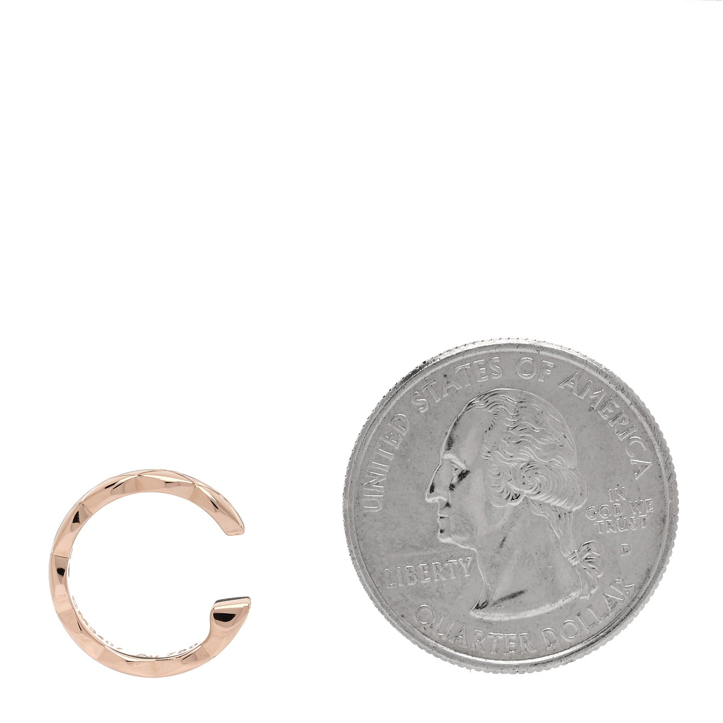 18K Beige Gold Coco Crush Single Ear Cuff Earring