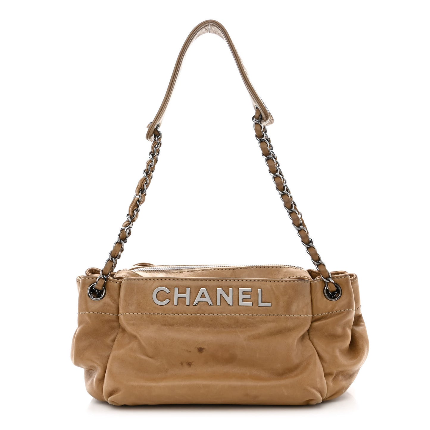 Lambskin Lax Accordion Flap Brown