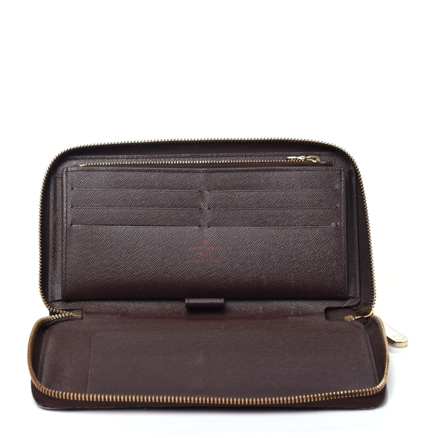 Damier Ebene Zippy Organizer Wallet