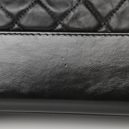 Chanel Aged Calfskin Quilted Medium Gabrielle Hobo Black 11 of 12
