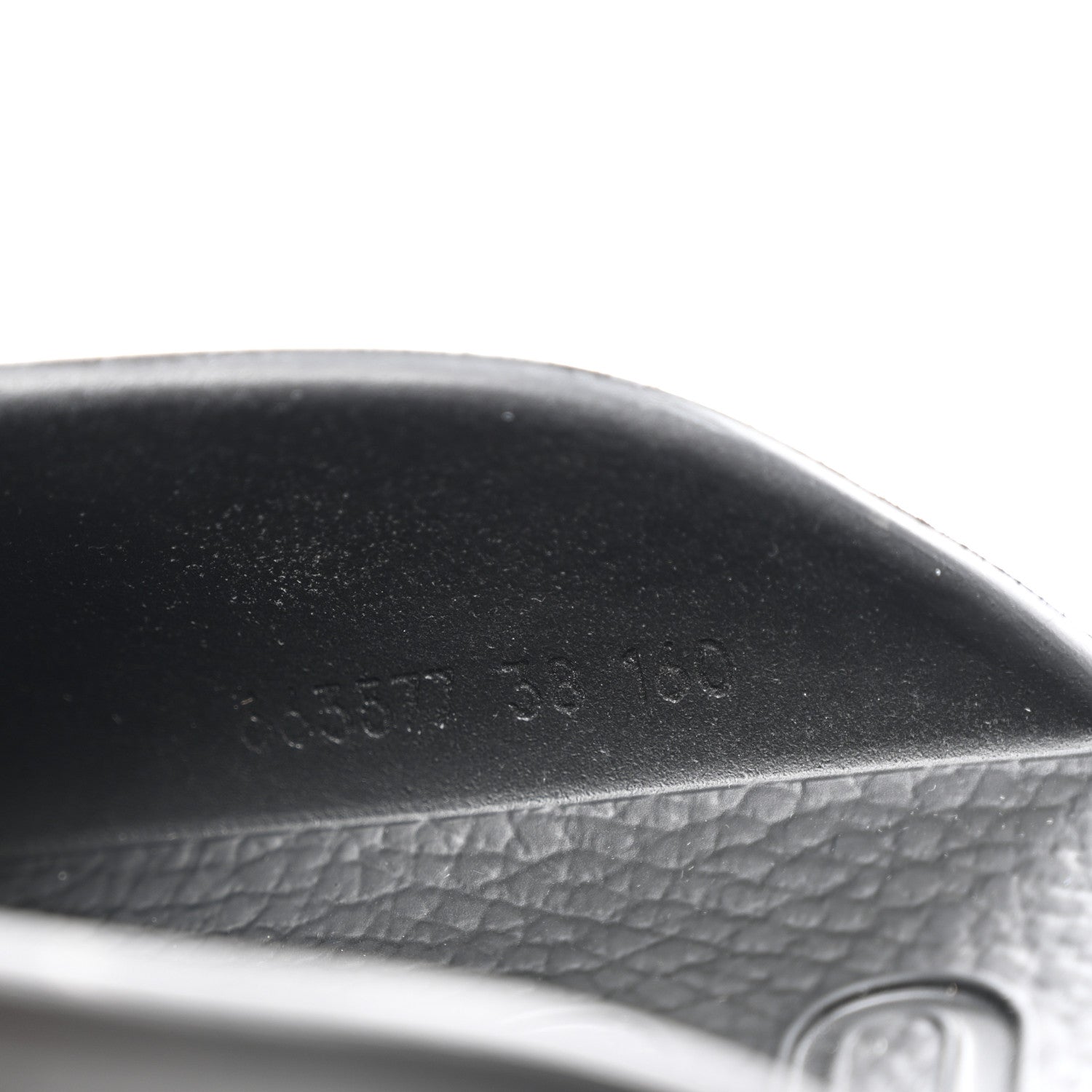 Gucci Rubber GG Monogram Perforated Elea Platform 55mm Lug Sole Sandals 38 Black 8 of 8