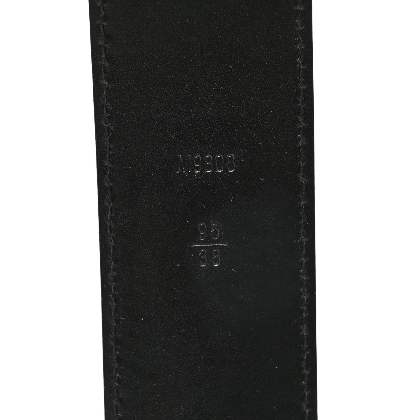 Damier Graphite 40mm LV Initiales Belt 95/38